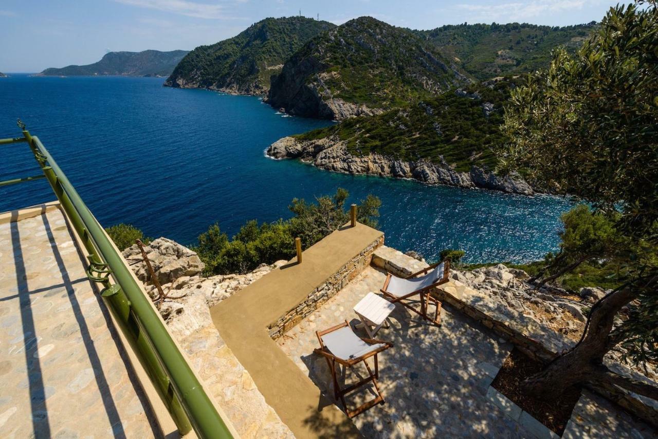 Casa Milos Stone Chalets Alónnisos 외부 사진